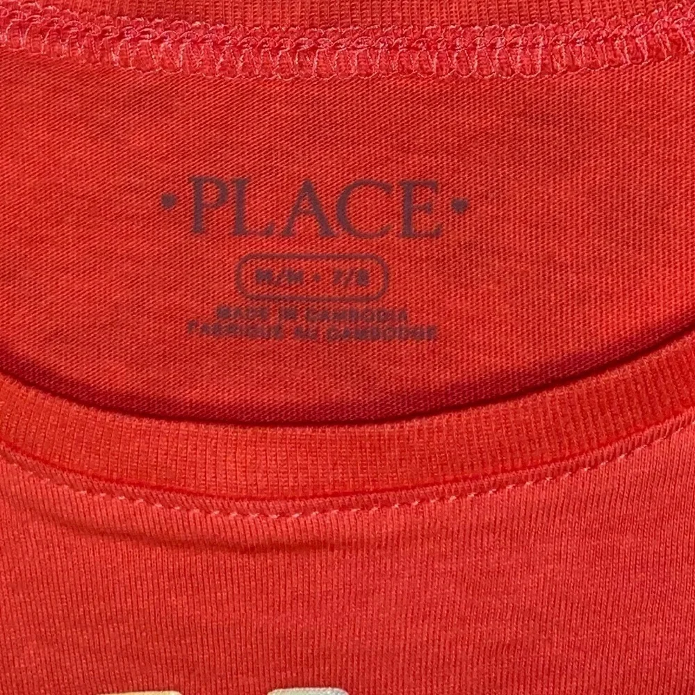 The Children’s Place - NEW - GIRLS GENIUS VIBES CORAL TEE